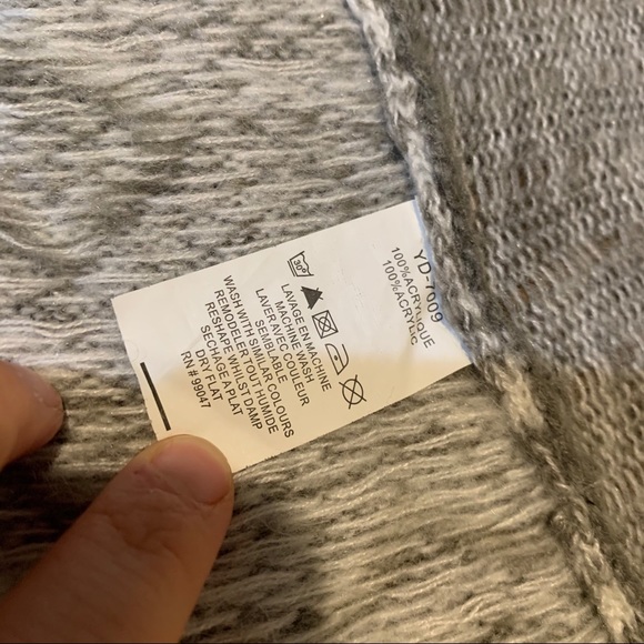 Vintage Concept Warm Fair Isle Fuzzy Knit Duster - Picture 9 of 9